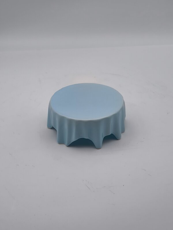 0381 Porselen Stand Yükseltici Mavi 15X6Cm - 1