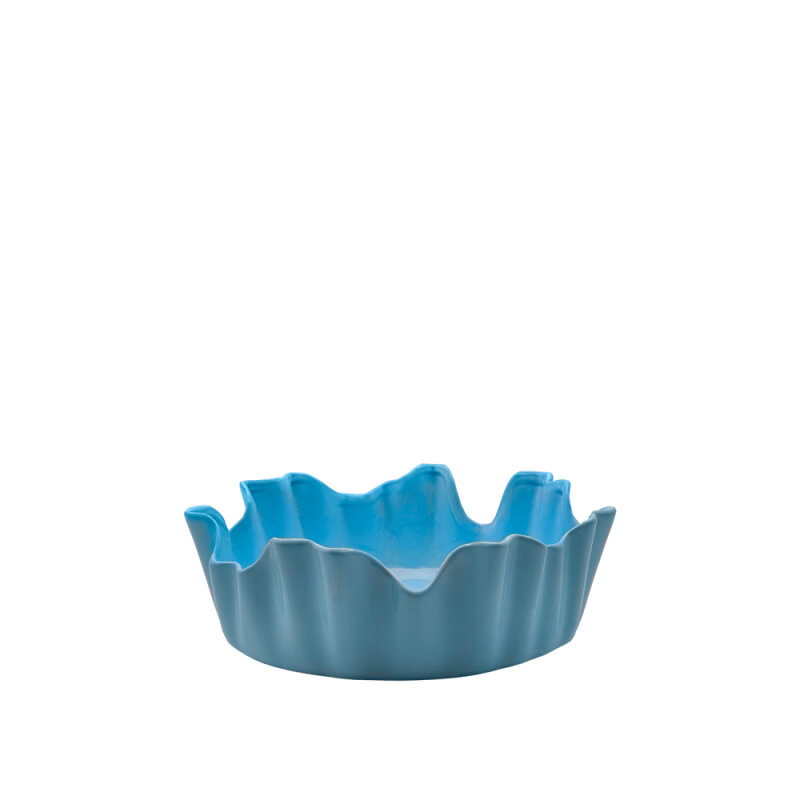 0381 Porselen Stand Yükseltici Mavi 25X8Cm - 2