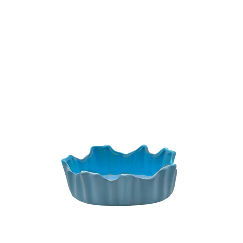 0382 Porselen Stand Yükseltici Mavi 16X11X5C - 2