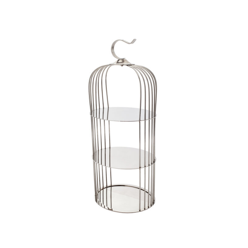 0502 Paslanmaz Kafes Sunumluk 33X23X58Cm - 1