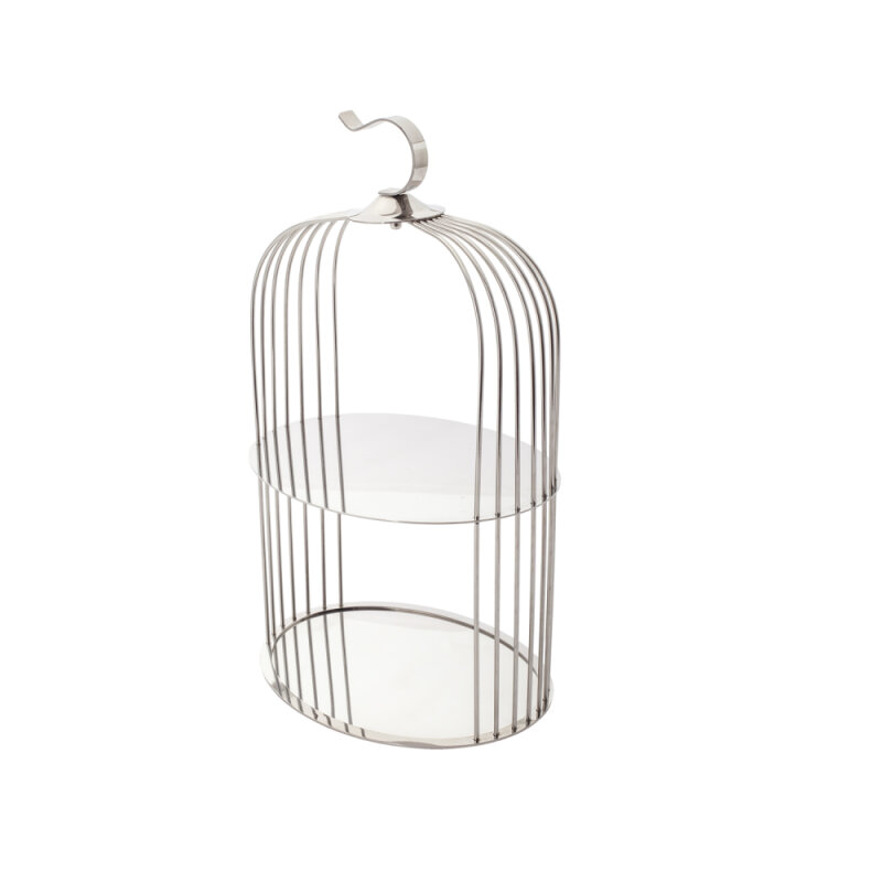 0512 Paslanmaz Kafes Sunumluk 24X18X40Cm - 1