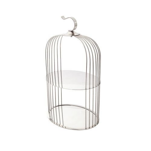 0512 Paslanmaz Kafes Sunumluk 26X20X44Cm - KLT
