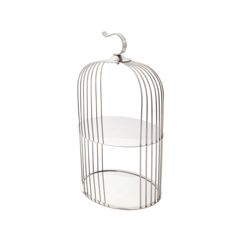 0512 Paslanmaz Kafes Sunumluk 33X23X53Cm - 1