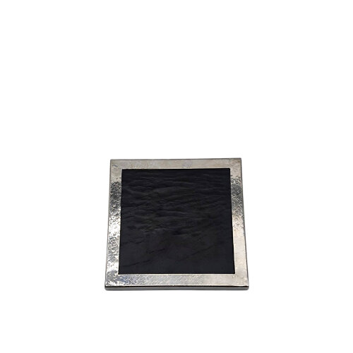 1005 Paslanmaz-Slate Kare Sunumluk 20Cm - KLT