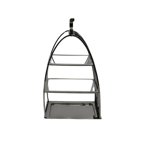 1171 Paslanmaz Büfe Stand Kafes 3 Katlı 40 cm - KLT