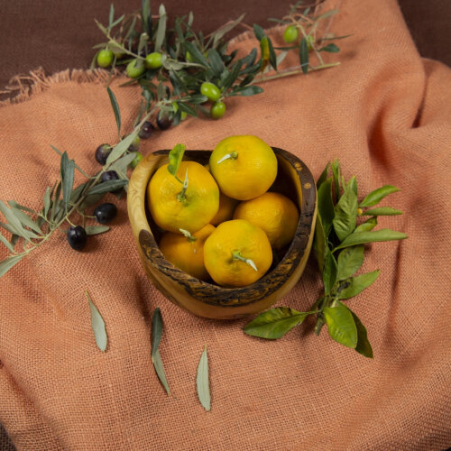 Zeytiniz 12 Cm Doğal Form Kase12 Cm Çap 610 Cm Yukseklik - 2