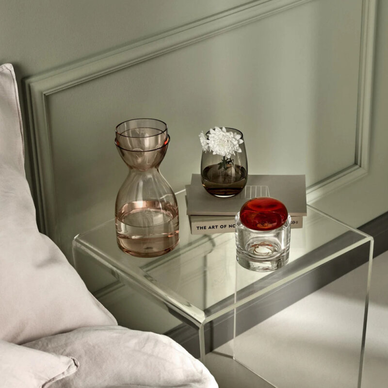 12925 Paşabahçe Nude Colered 0 Kırmızı Su Bardak 400 cc - 2