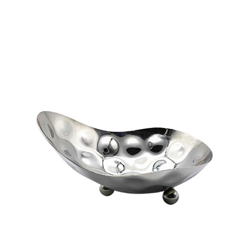 1311 Paslanmaz Ayaklı Oval Kase 47X33Cm - KLT