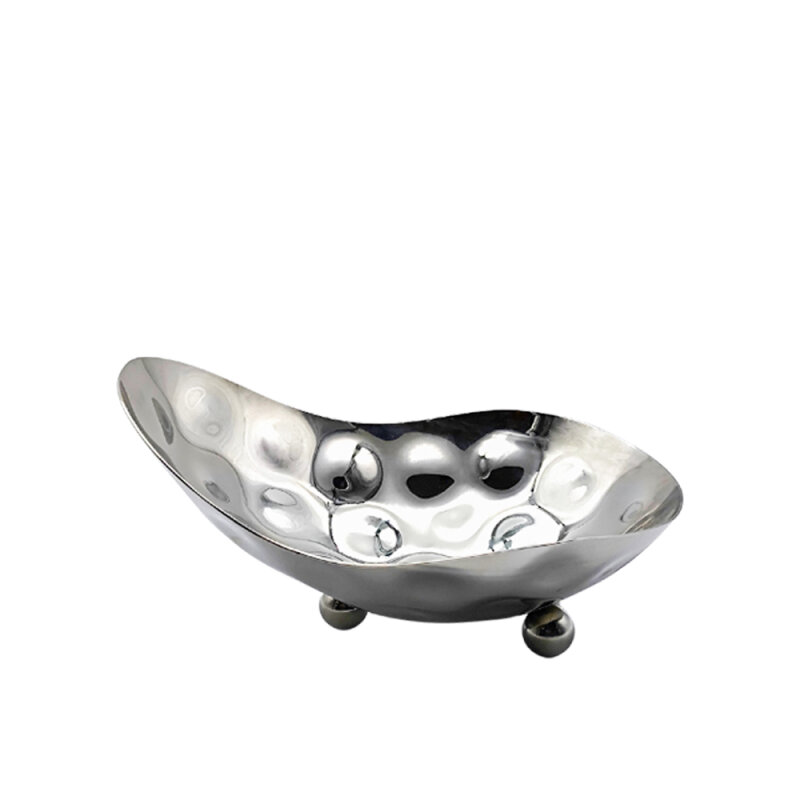 1311 Paslanmaz Ayaklı Oval Kase 47X33Cm - 1