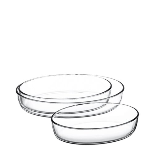 159027 Paşabahçe Borcam Oval 3'lü Fırın Kabı Set - PAŞABAHÇE