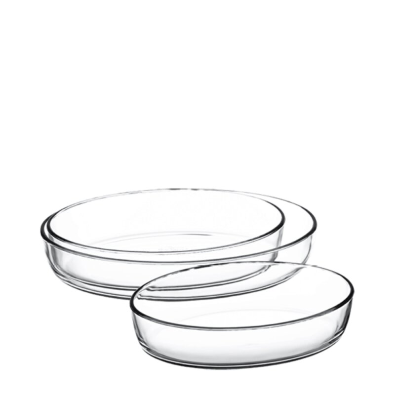 159027 Paşabahçe Borcam Oval 3'lü Fırın Kabı Set - 1