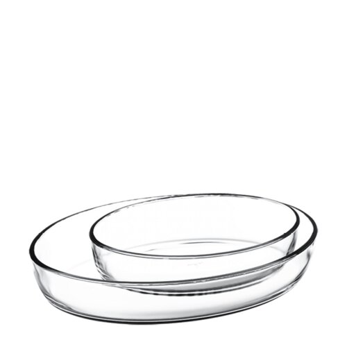 159028 Paşabahçe Borcam Oval 2'li Fırın Kabı Set - PAŞABAHÇE