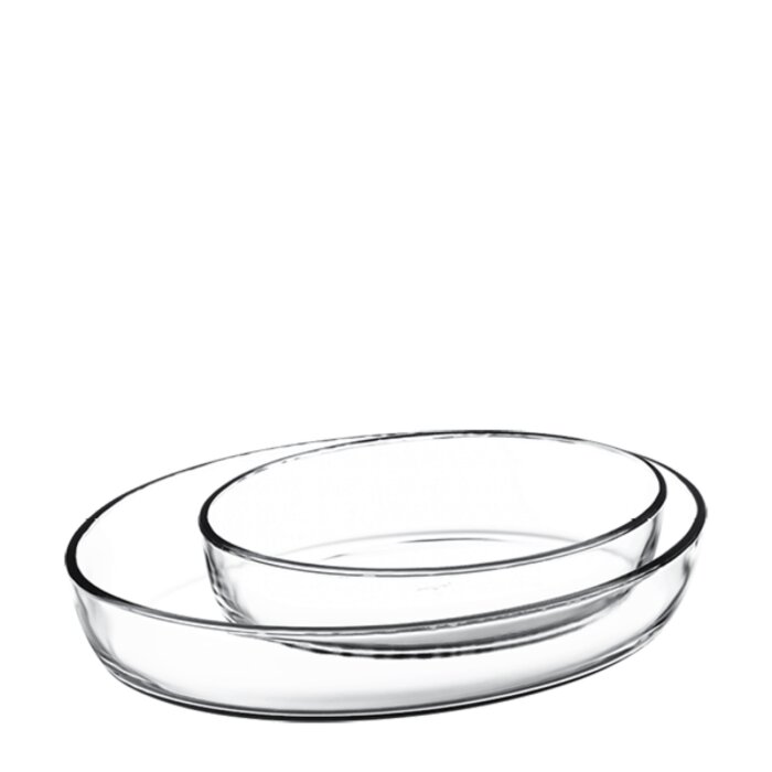 159028 Paşabahçe Borcam Oval 2'li Fırın Kabı Set - 1
