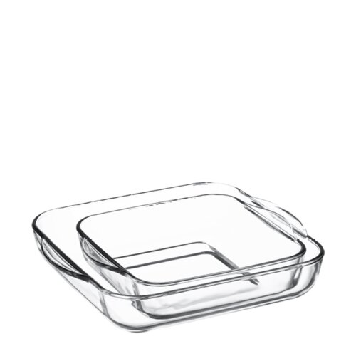 159033 Paşabahçe Borcam Oval 2'li Set - PAŞABAHÇE