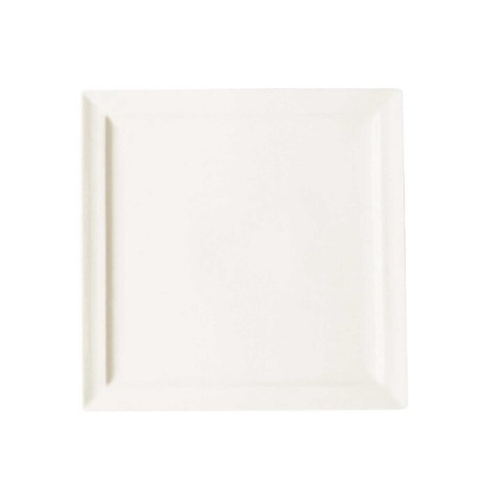 Paşabahçe Porselen Classic Gourmet 180027S00 Kare Düz Tabak 27 X 27 cm - 1