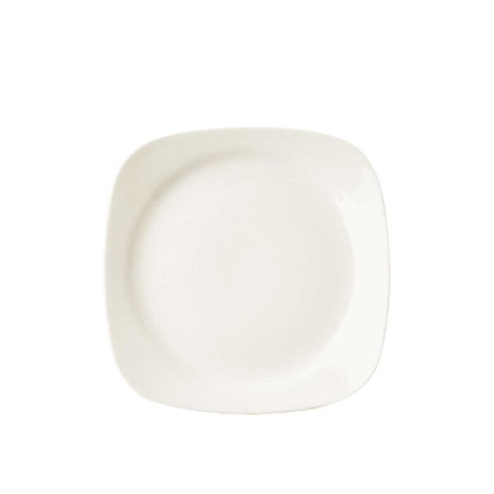 Paşabahçe Porselen Ska 182121 Köşeli Düz Tabak 21 cm - 1