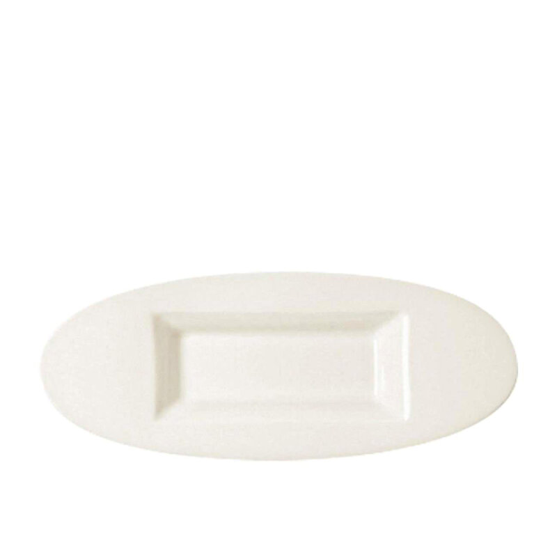 Paşabahçe Porselen All Spice 184333 30x12 cm İçi Dikdortgen Oval Tabak - 1