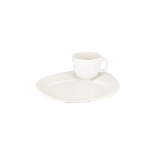 Paşabahçe Porselen Nabur 186024S00 2 Bölmeli 24 cm Kahvaltı Tabağı - 2