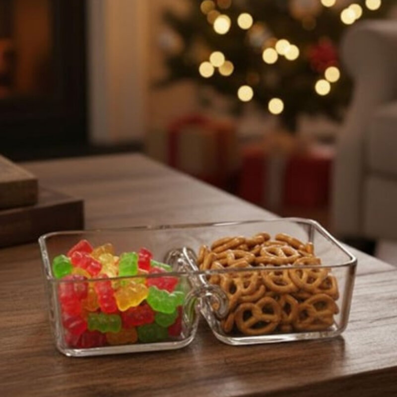 18839 Paşabahçe 2 Bölmeli Kase - 1