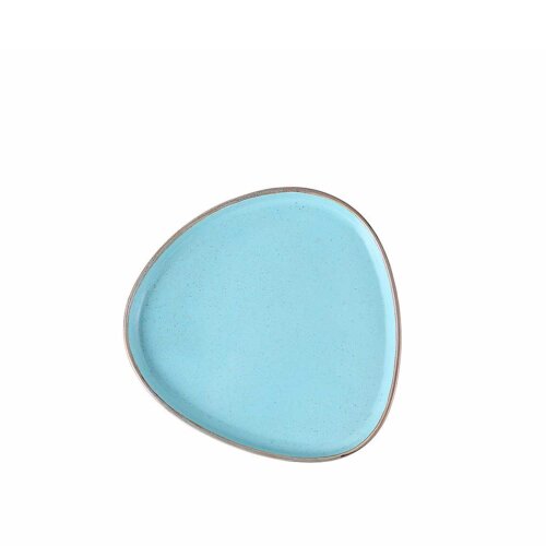Porland Porselen 188420 Seasons Turkuaz Düz Tabak 21 cm - PORLAND PORSELEN