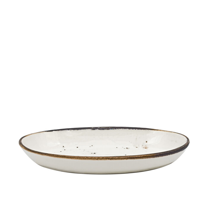 Tulu Porselen 19 cm Oval Fırın Kabı-Reactıve 46 Krem TL19OFKR46 - 1