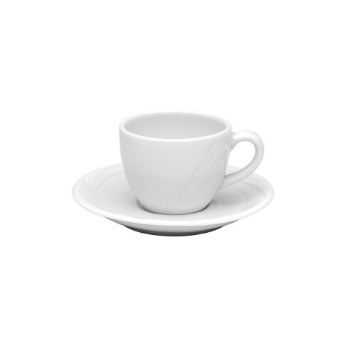 213608 Porland Halley Beyaz Tabaklı Kahve Finc - PORLAND PORSELEN