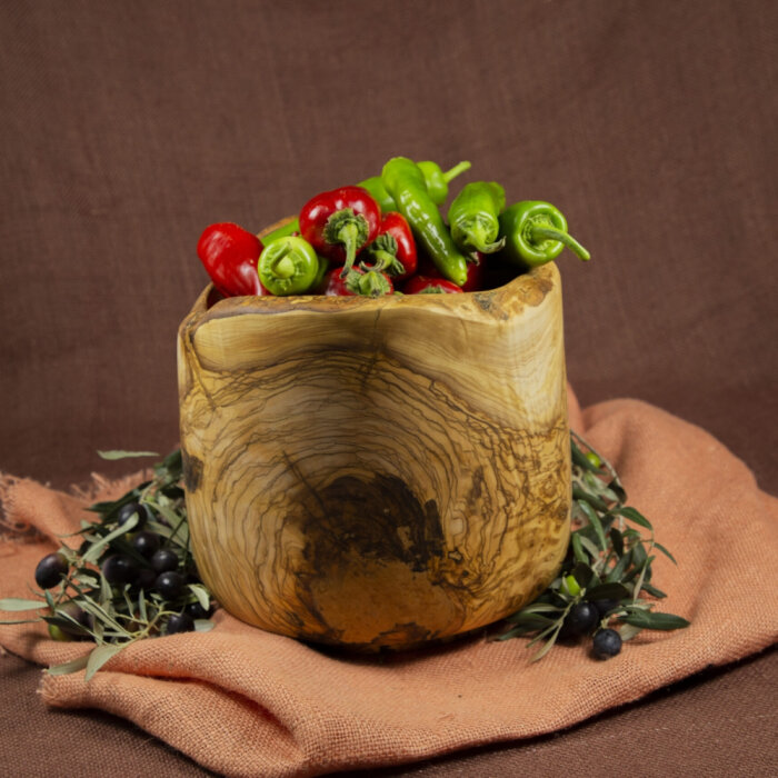 Zeytiniz 25 Cm Doğal Form Derin Kase 25Cm Cap 1317 Cm Yükseklik - 4