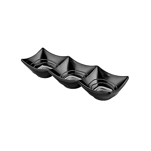 3'LÜ SOSLUK SİYAH - FORMEL MELAMİN