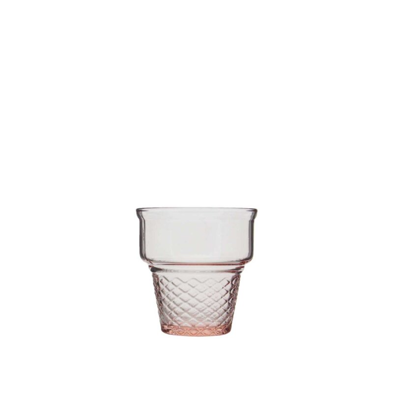 410006 Paşabahçe Mini Cornet Pembe Dondurmalık 245 cc - 1