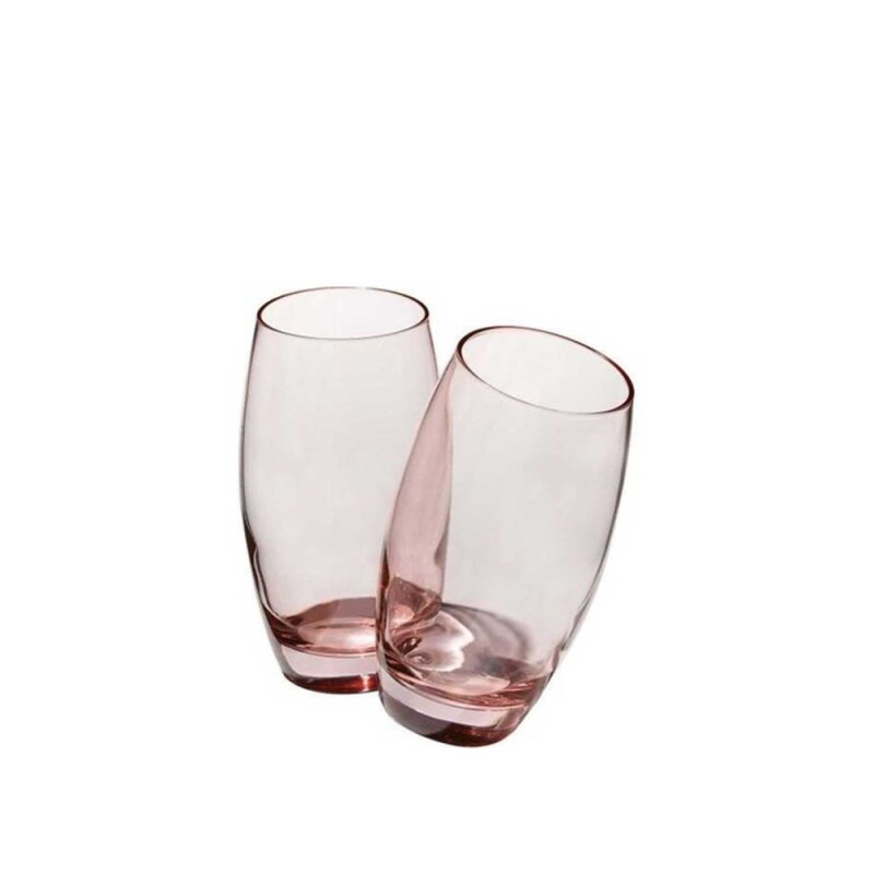 41020 Paşabahçe Barrel Pembe Meşrubat Bardak 500 cc - 1