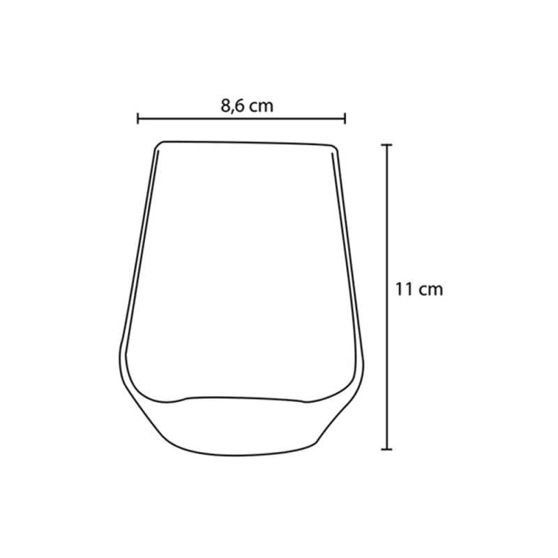 41536 Paşabahçe Allegra V Blok Su Bardak 425 cc - 2