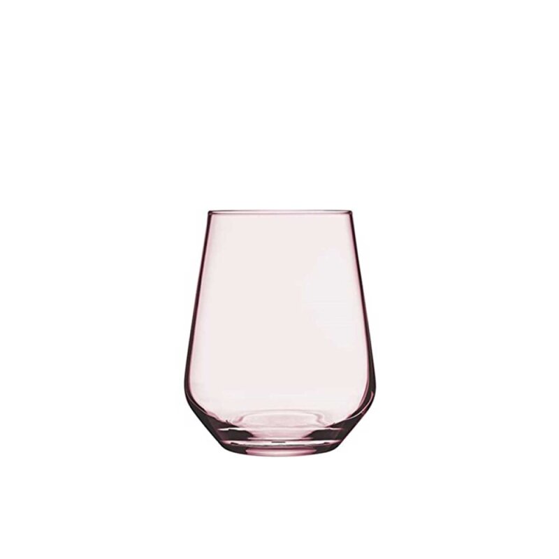 41536 Paşabahçe Allegra Pembe Su Bardak 425 cc - 1