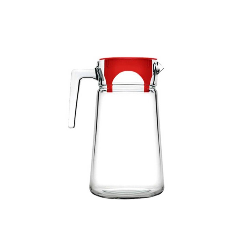 43038 Paşabahçe City Kırmızı Kapaklı Sürahi 2000 cc - 1