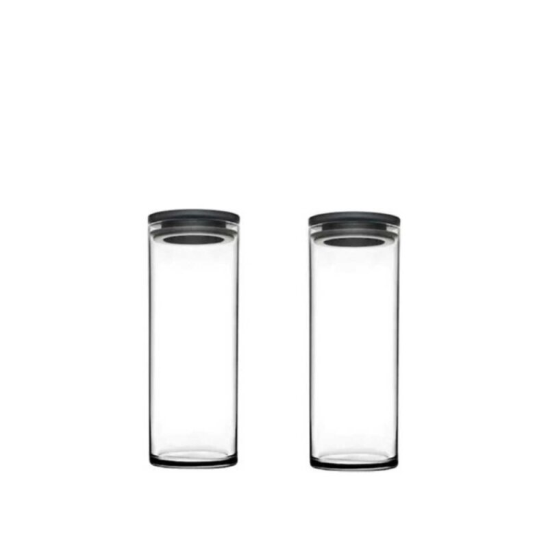 43756 Paşabahçe Breakfast Club Gri Kapaklı Kavanoz 1230 cc - 1