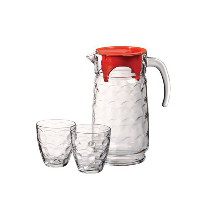 43844 Paşabahçe Hare Kırmızı Kapaklı Sürahi - 1