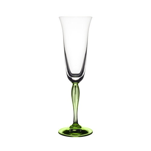 44178 Paşabahçe Lido Yeşil Ayaklı Şampanya Kadeh 170 cc - 2