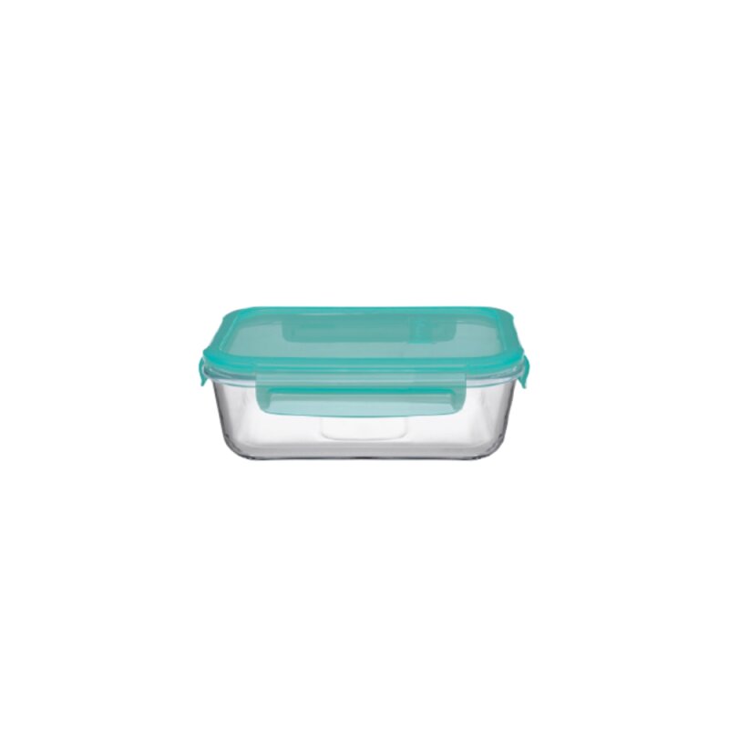 530176 Paşabahçe Lockie Lock Yeşil Saklama Kabı 640 cc - 1