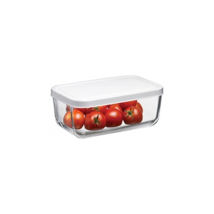 53853 Paşabahçe Snow Box Beyaz Kapaklı Saklama Kabı 4000 cc - 1