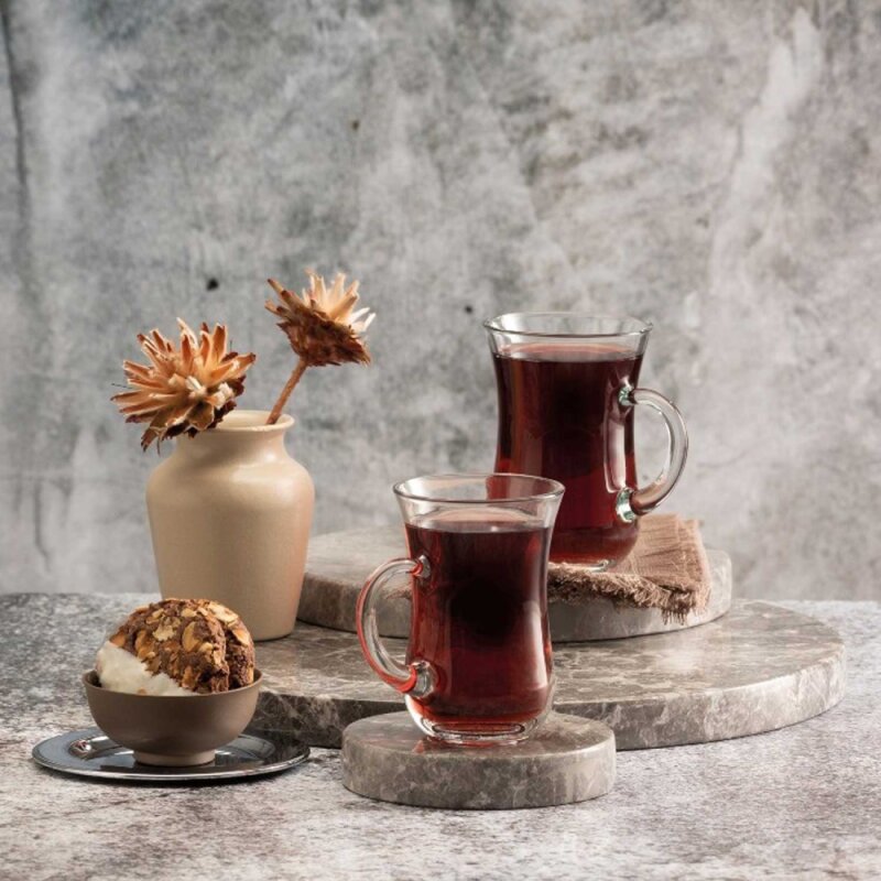 55411 Paşabahçe Keyif Kulplu Çay Bardağı 145 cc - 2