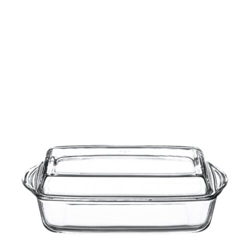 59010 Paşabahçe Borcam Kapaklı Dikdörtgen Tencere - PAŞABAHÇE