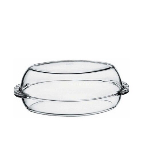 59052 Paşabahçe Oval Borcam Kapaklı Tencere 2850 cc - PAŞABAHÇE