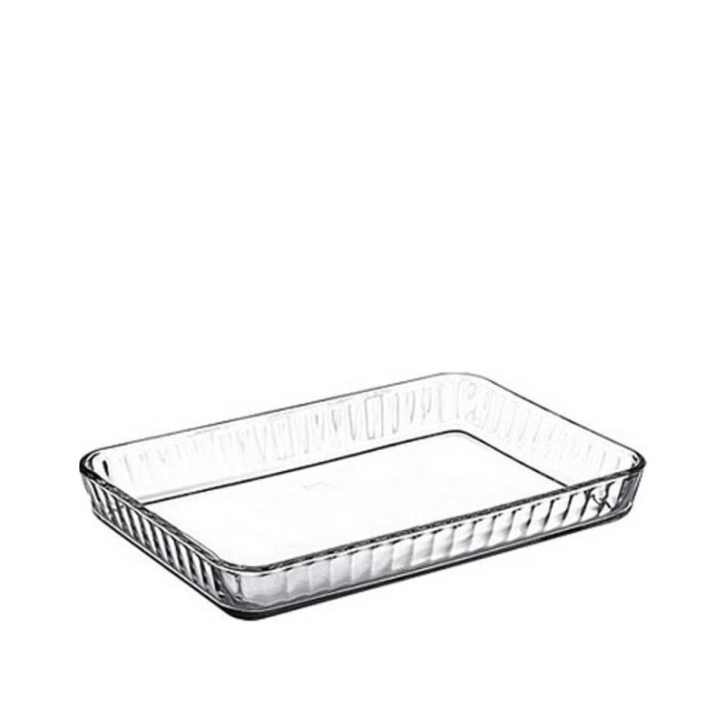 59204 Paşabahçe Borcam Dikdörtgen Tepsi 3800 cc - 1