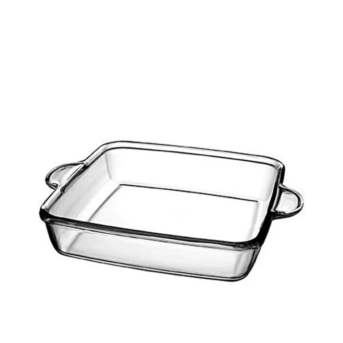 59244 Paşabahçe Kulplu Kare Tepsi - 1