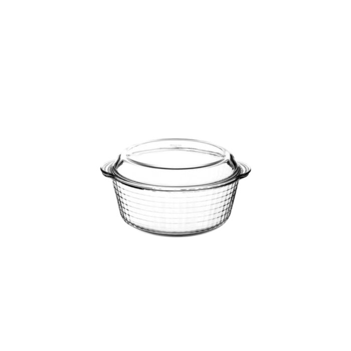 59283 Paşabahçe Borcam Kapaklı Tencere 3000 cc - 1