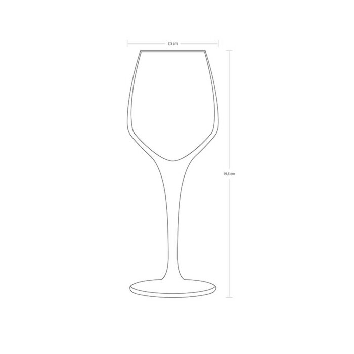 67021 Paşabahçe Nude Fame Beyaz Şarap Kadeh 265 cc - 2