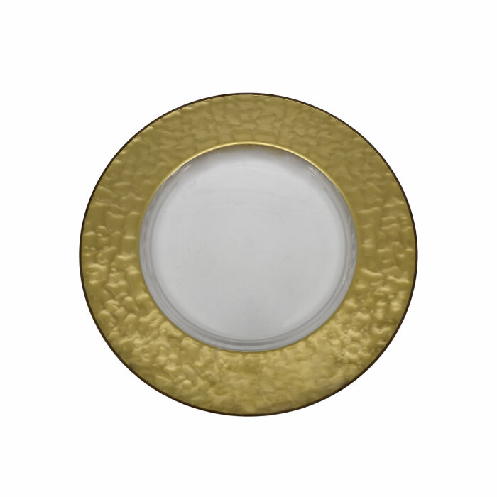 68127 Paşabahçe Nude Grace Servis Tabak Altın Kenar 350 mm - 2