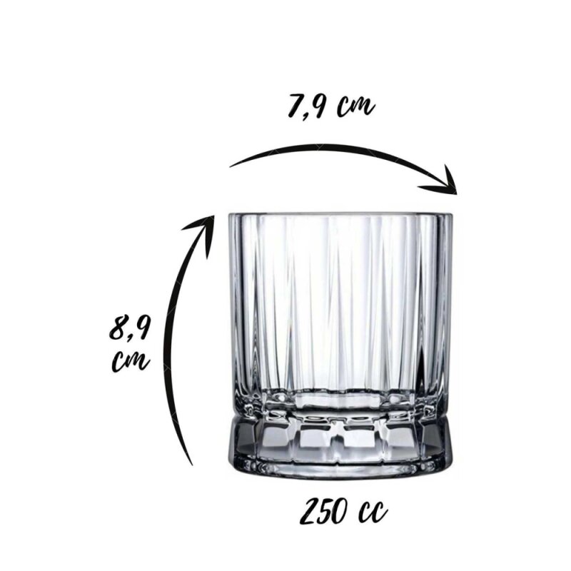 68174 Paşabahçe Nude Wayne Viski Bardak 250 cc - 2