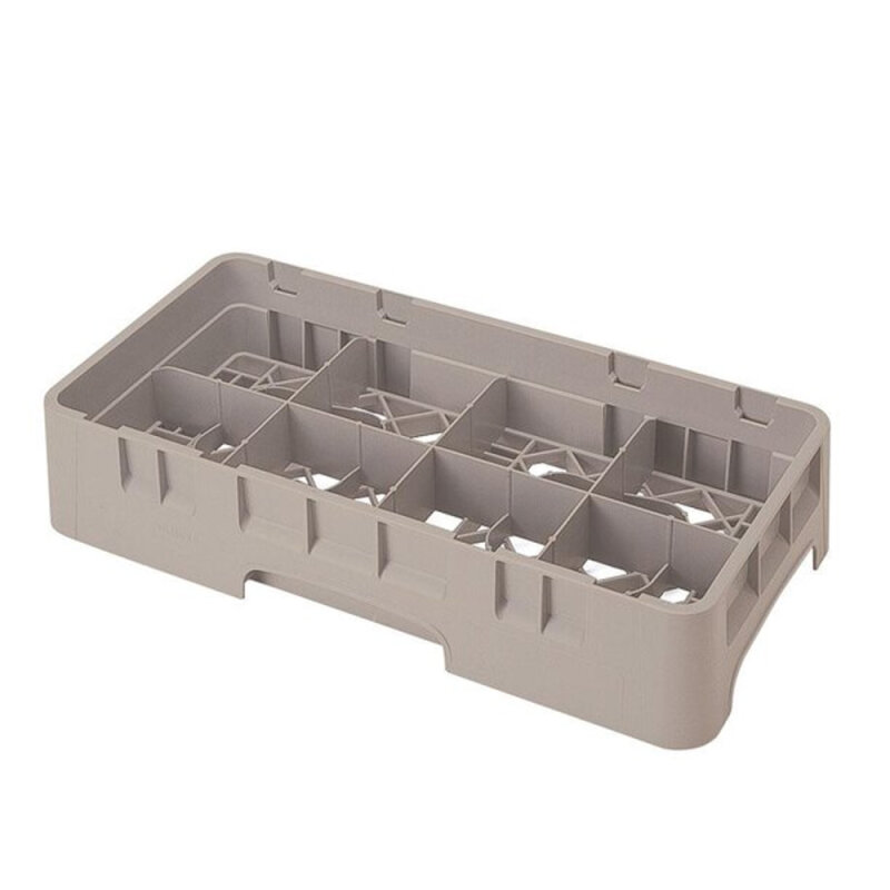 Cambro Camrack 8 Bölmeli Bardak Basketi H:25,8 Cm. Gri 8HS958 - 1