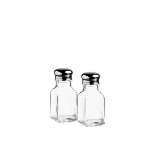 80221 Paşabahçe Basic Metal Kapaklı Tuzluk 100 cc Adet - PAŞABAHÇE