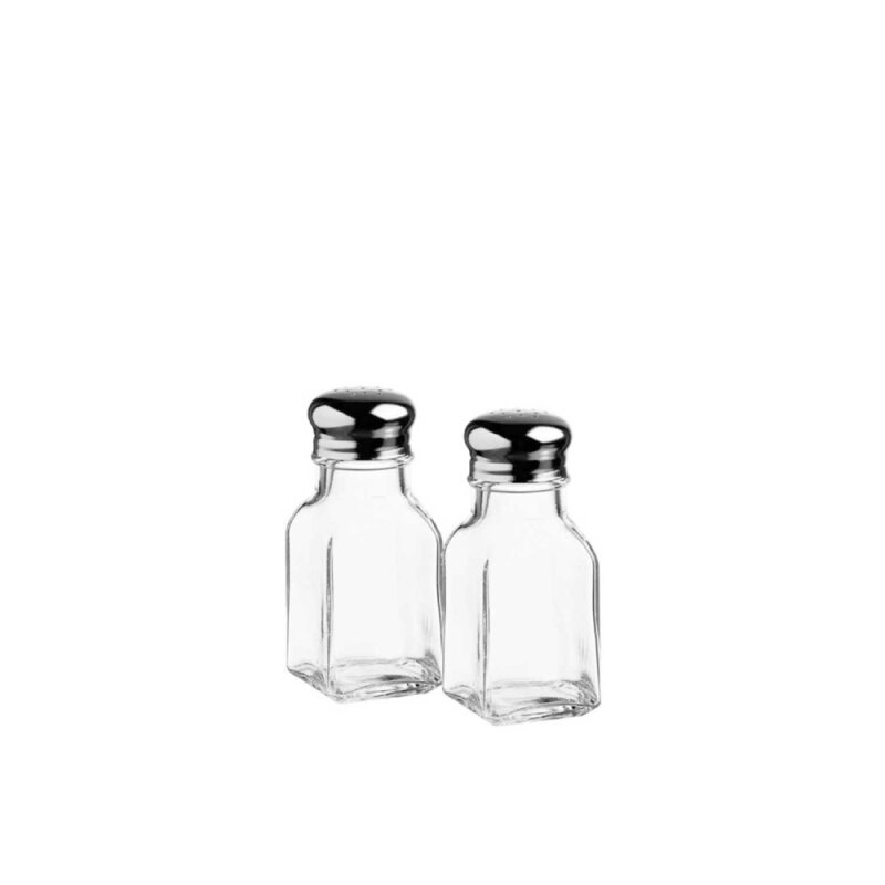 80221 Paşabahçe Basic Metal Kapaklı Tuzluk 100 cc Adet - 1